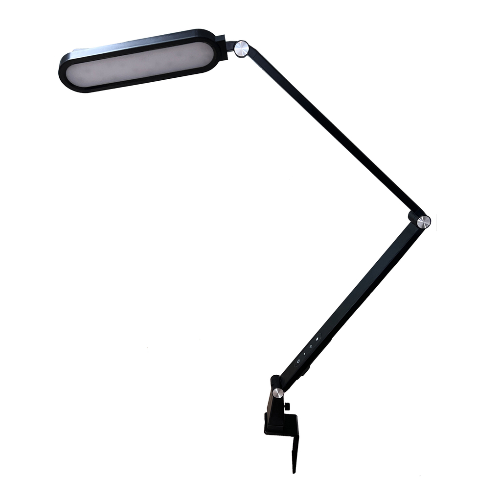 Černá stolní kreslířská LED lampa ORO EPSILON