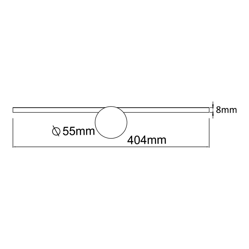 Nástěnné LED svítidlo CAMARA 6W chrom