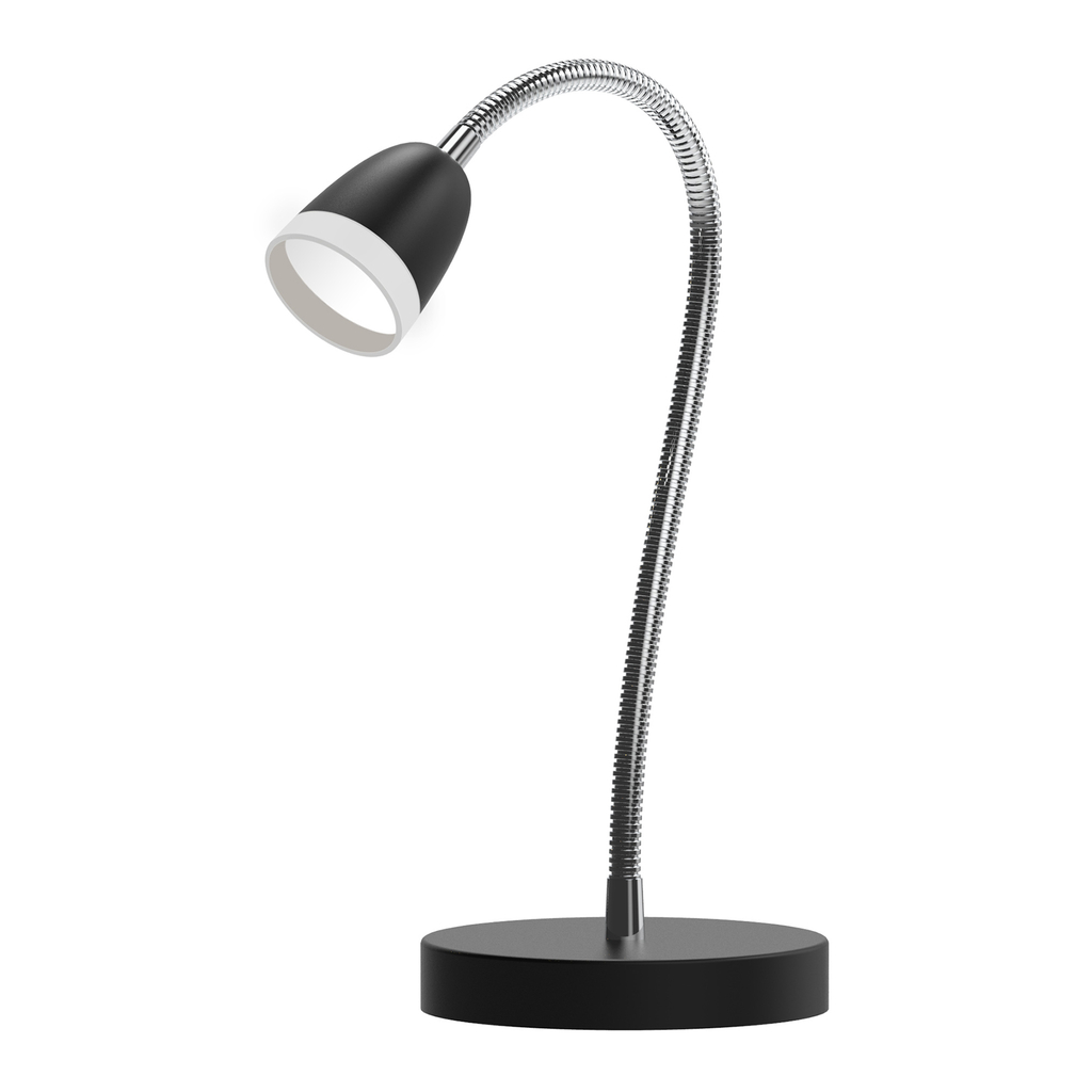 Černá stolní lampa LED ORO LARUS