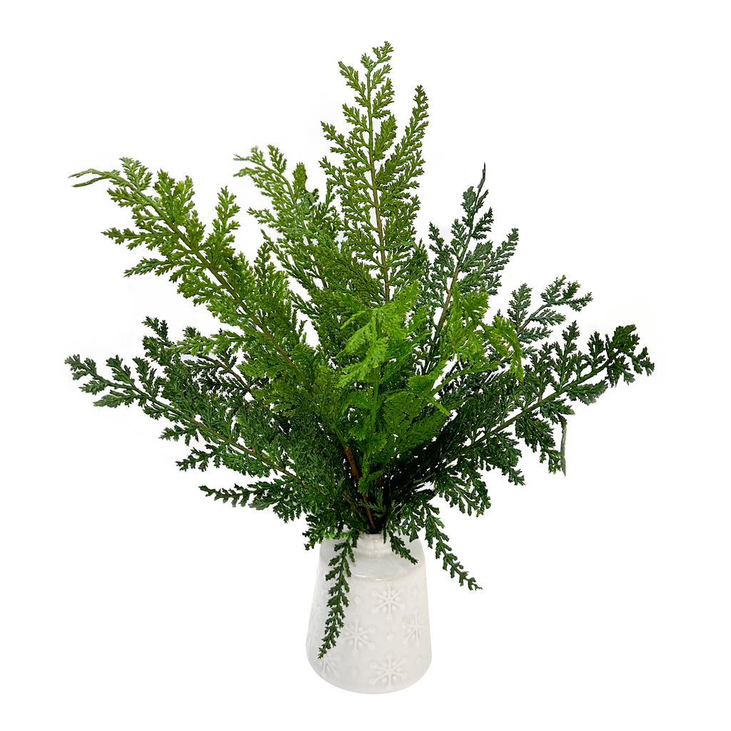 Umělé větvičky v květináči THUJA 38 cm