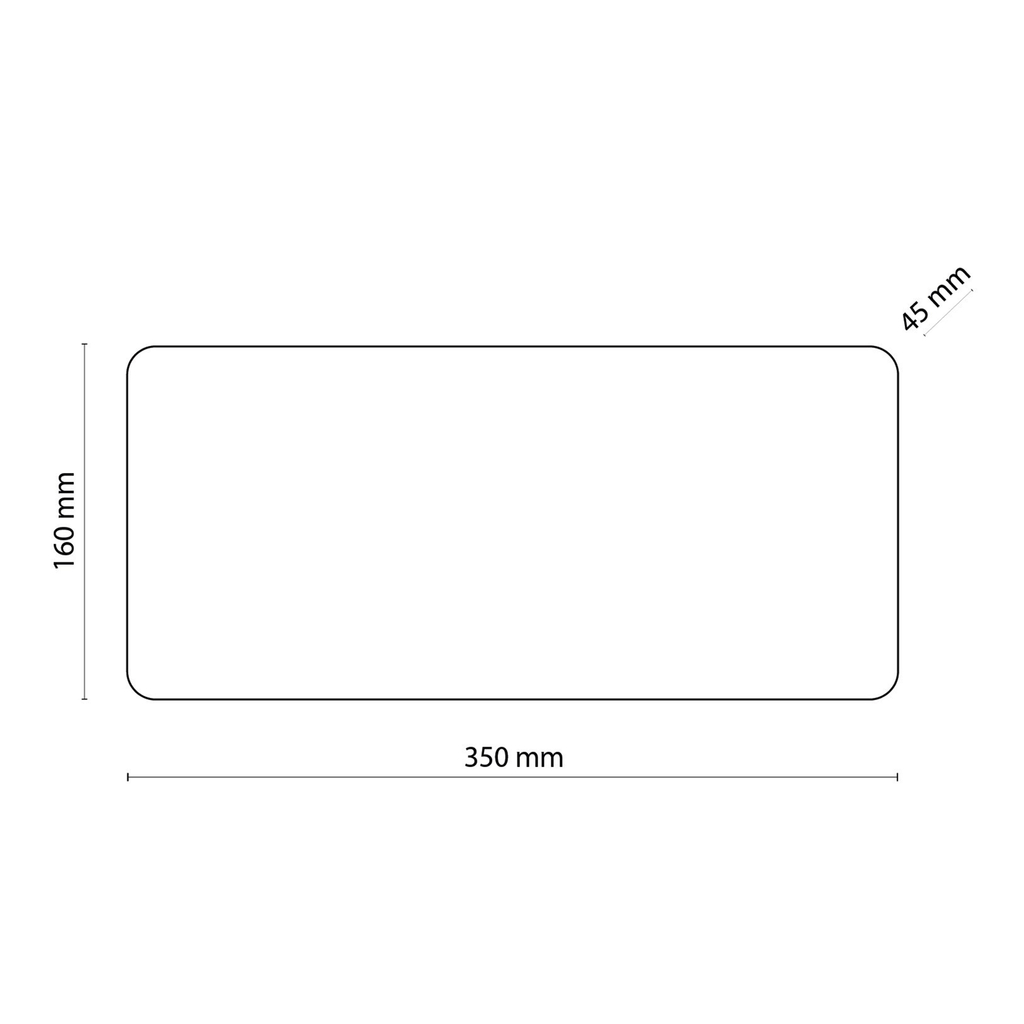 Dřevěné nástěnné svítidlo TAVOLA 35 cm