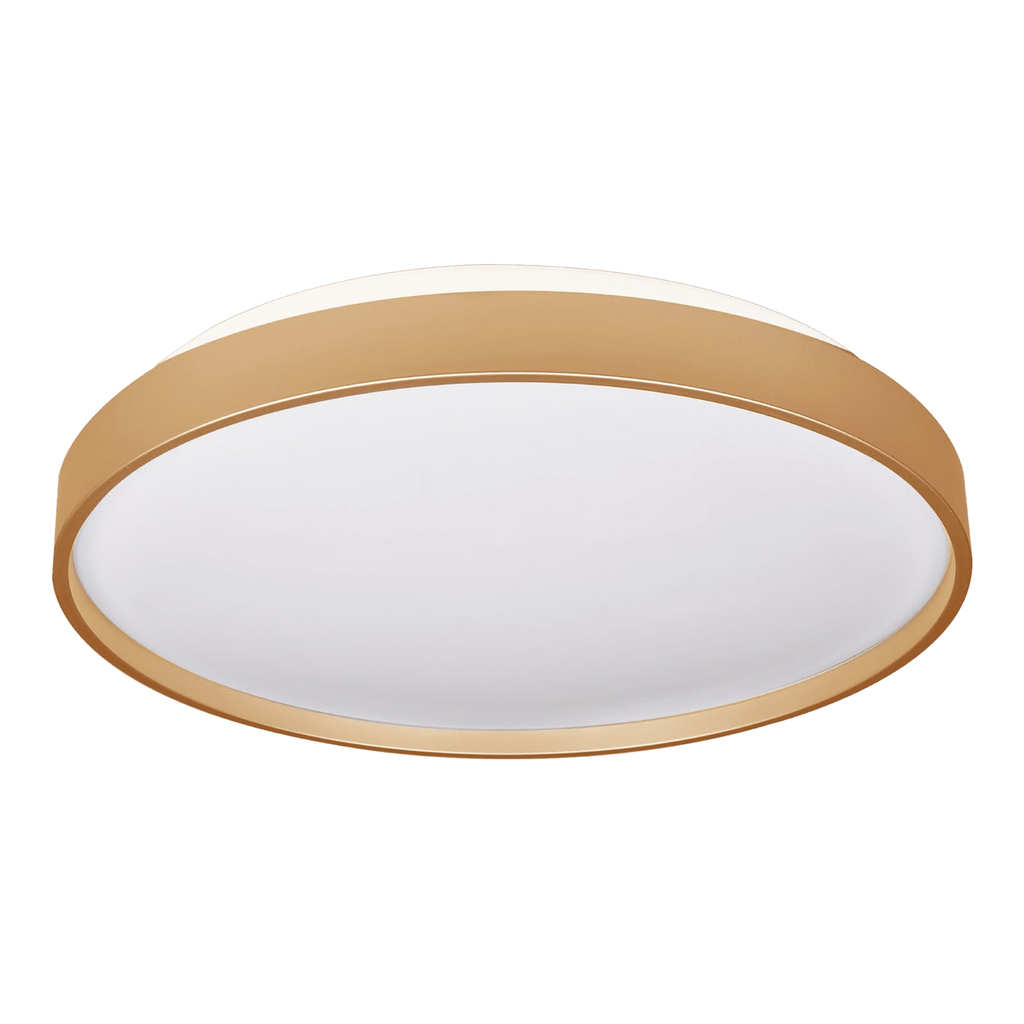 Stropní LED svítidlo/plafón kulaté ORO-NUBE 24W zlatá