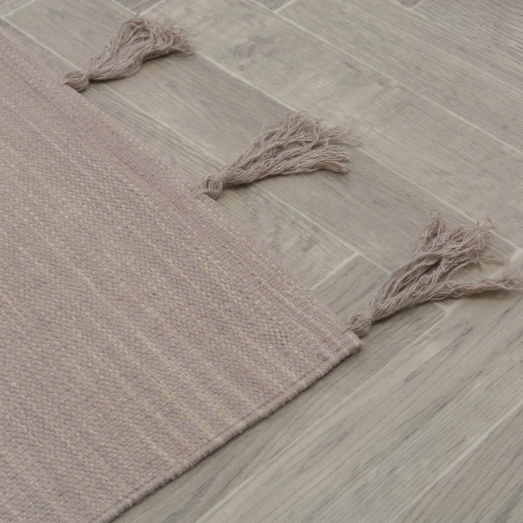 Taupe boho koberec BORG 50x80 cm