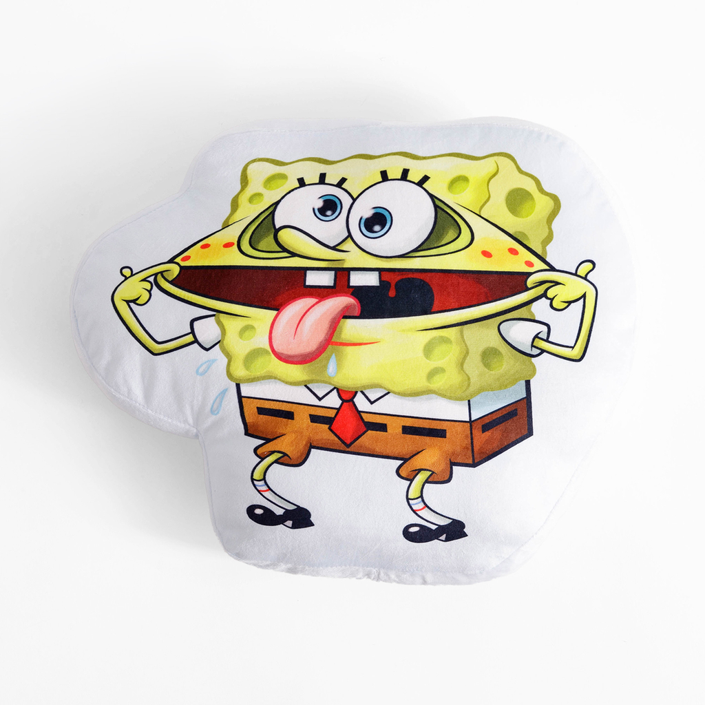 Dětský plyšový polštářek SPONGE BOB 40x34 cm