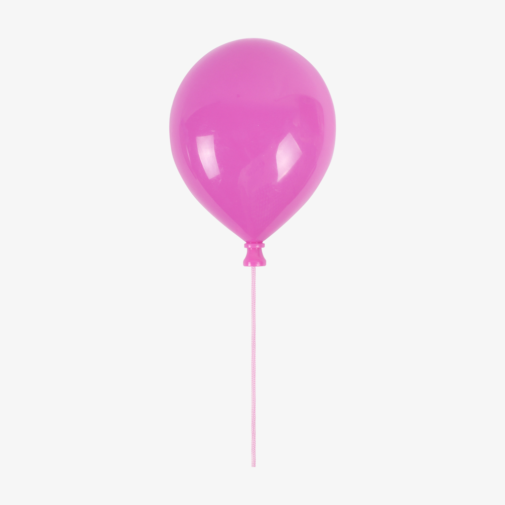 Růžové nástěnné svítidlo na baterie BALLOON