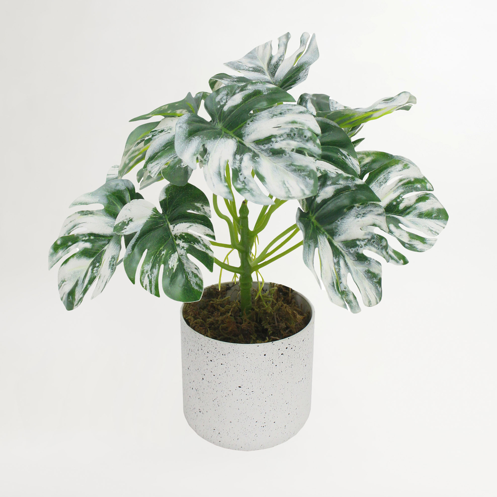 Umělá květina v květináči MINI MONSTERA II 25 cm