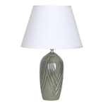 Zeleno-bílá stolní lampa 46,5 cm