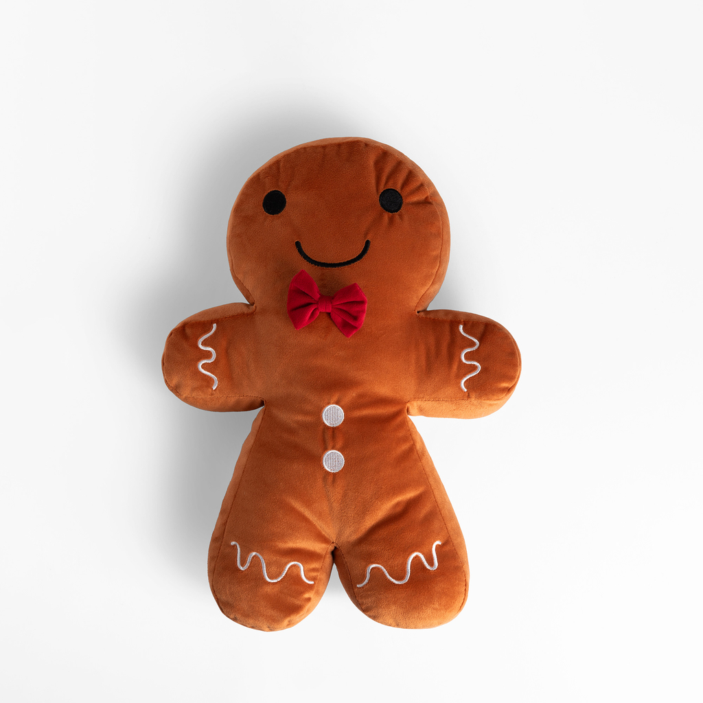 Polštář ve tvaru perníčku BISCUIT GINGER BOY 37x26 cm