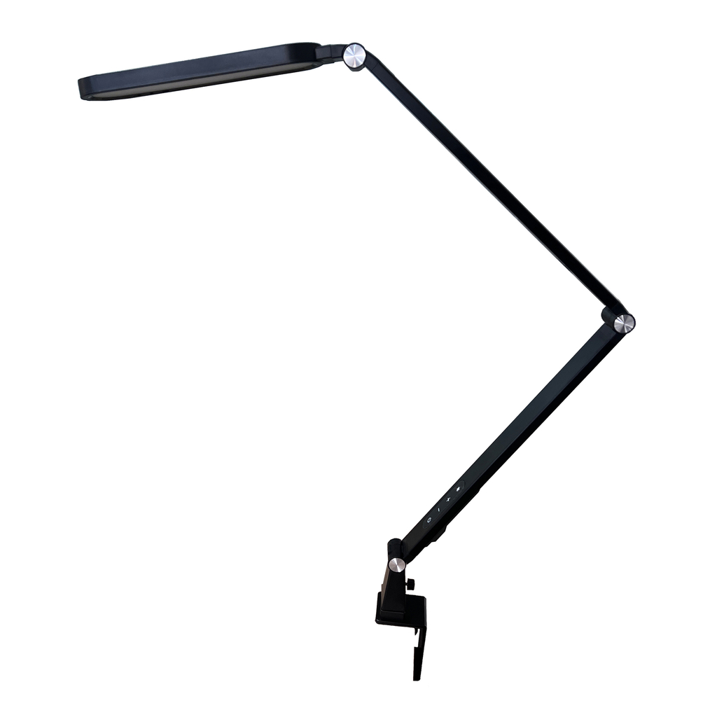 Černá stolní kreslířská LED lampa ORO EPSILON