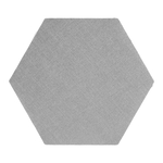 Čalouněný panel FIBI HEXAGON 20x20, šedý