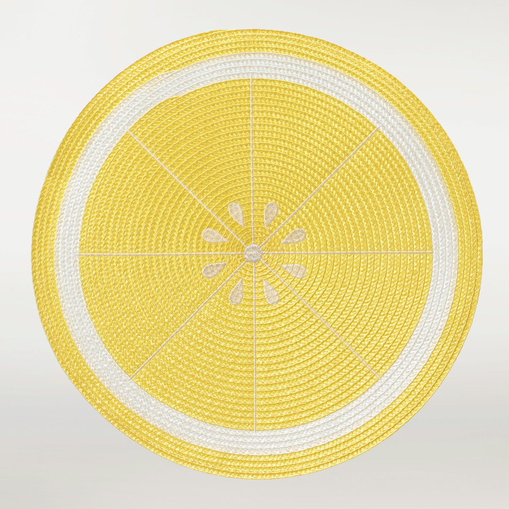 Kulaté prostírání CITRON 38 cm