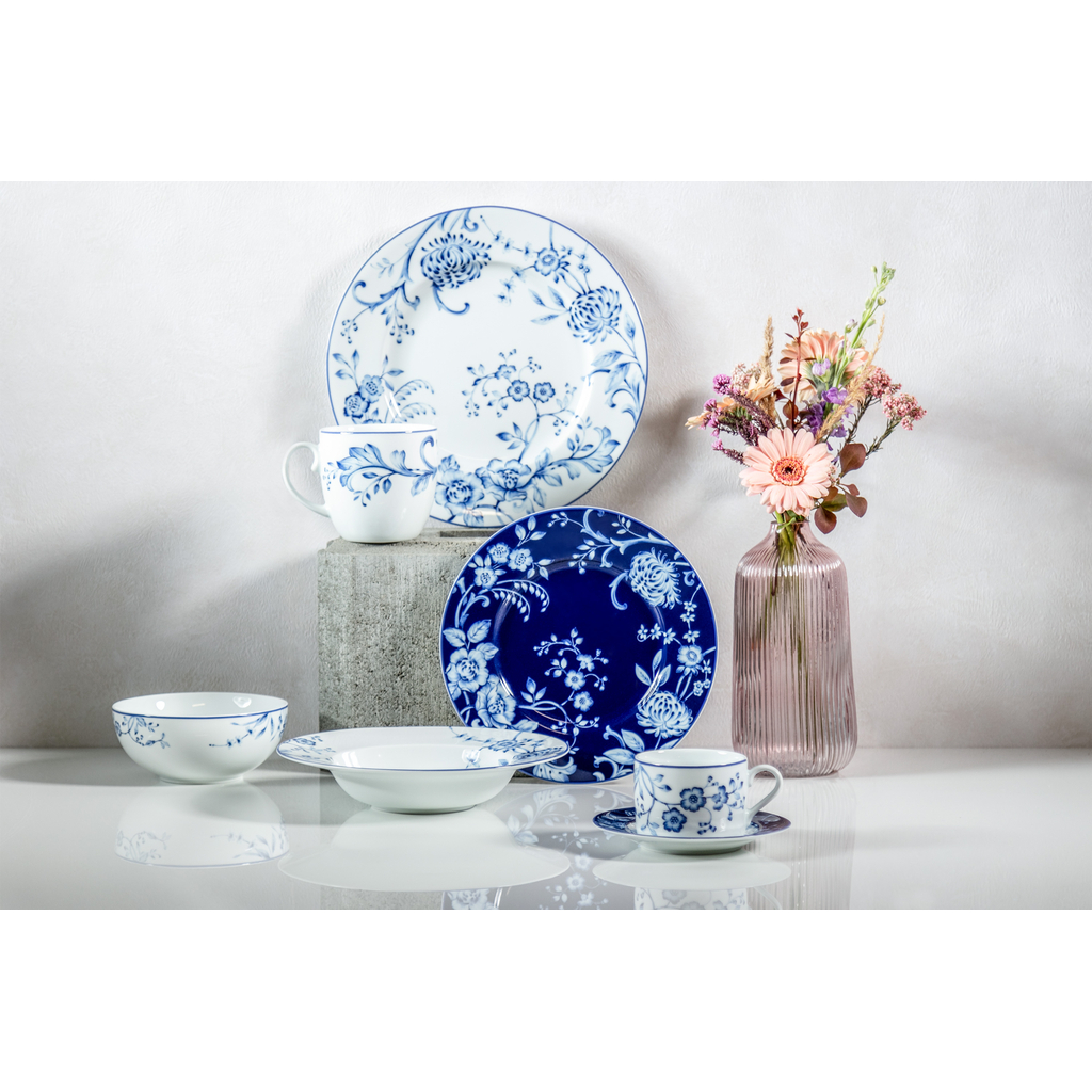 Dezertní talíř EVIA BLUE porcelán Bogucice 23 cm