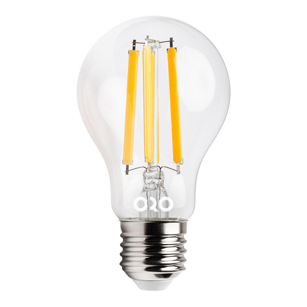 LED žárovka E27 10,5 W ORO-E27-A60-FL-CLARO-10,5 W-WW teplá barva