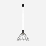 Závěsné svítidlo ve stylu loft MODESTO BLACK I fi 29,5 cm