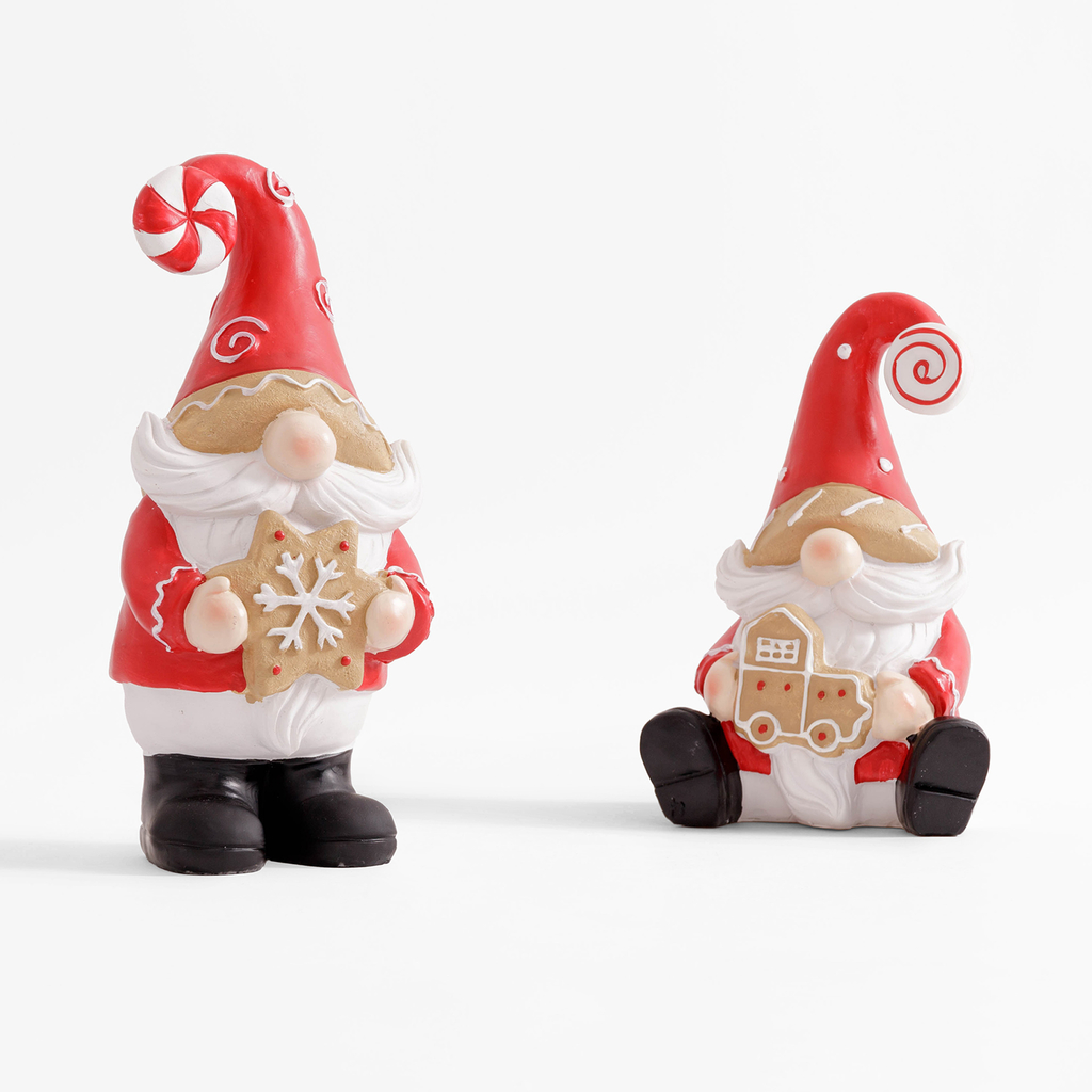 Dekorativní figurka stojící SANTA 30 cm