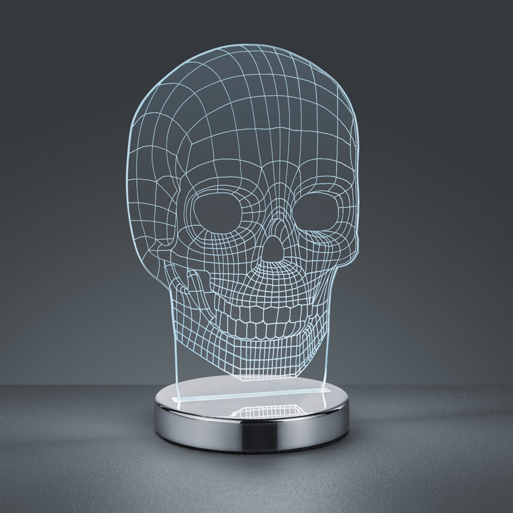 Dekorativní LED lampička lebka SKULL