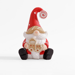 Dekorativní figurka sedící SANTA 25 cm