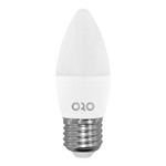 LED žárovka teplé barvy ORO-E27-C37-TOTO-8 W-WW