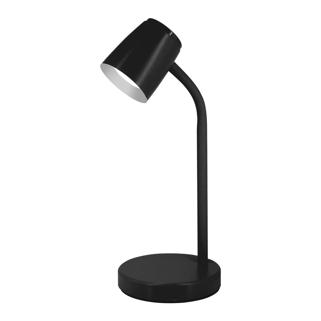 Černá kancelářská stolní lampa LED ORO VERO