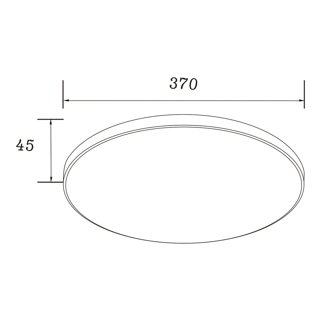 Zlaté LED stropní svítidlo VERI 37 cm