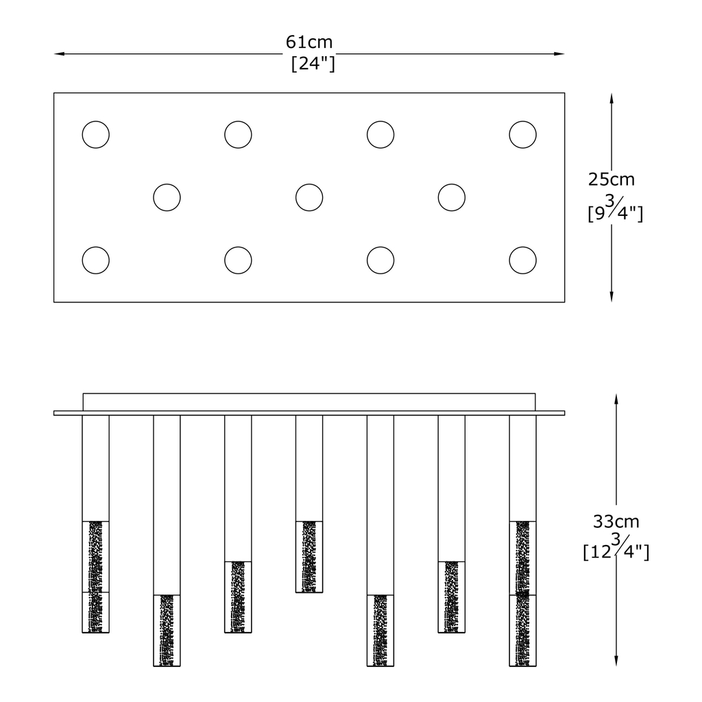 LED stropní svítidlo bílé ONE 11