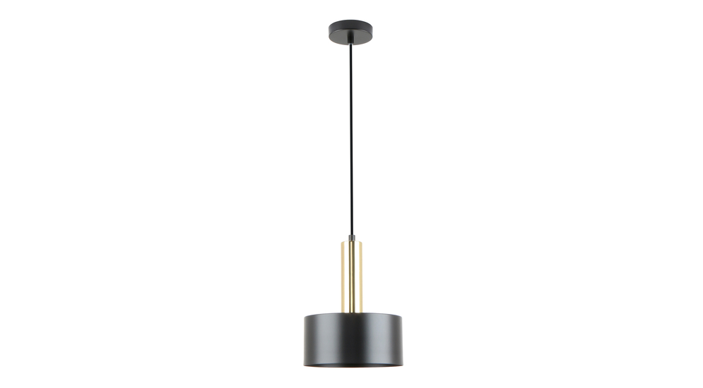 Závěsná lampa LEO černo-zlatá 20 cm