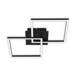 Otočné stropní svítidlo FRAME LED černé 62 cm