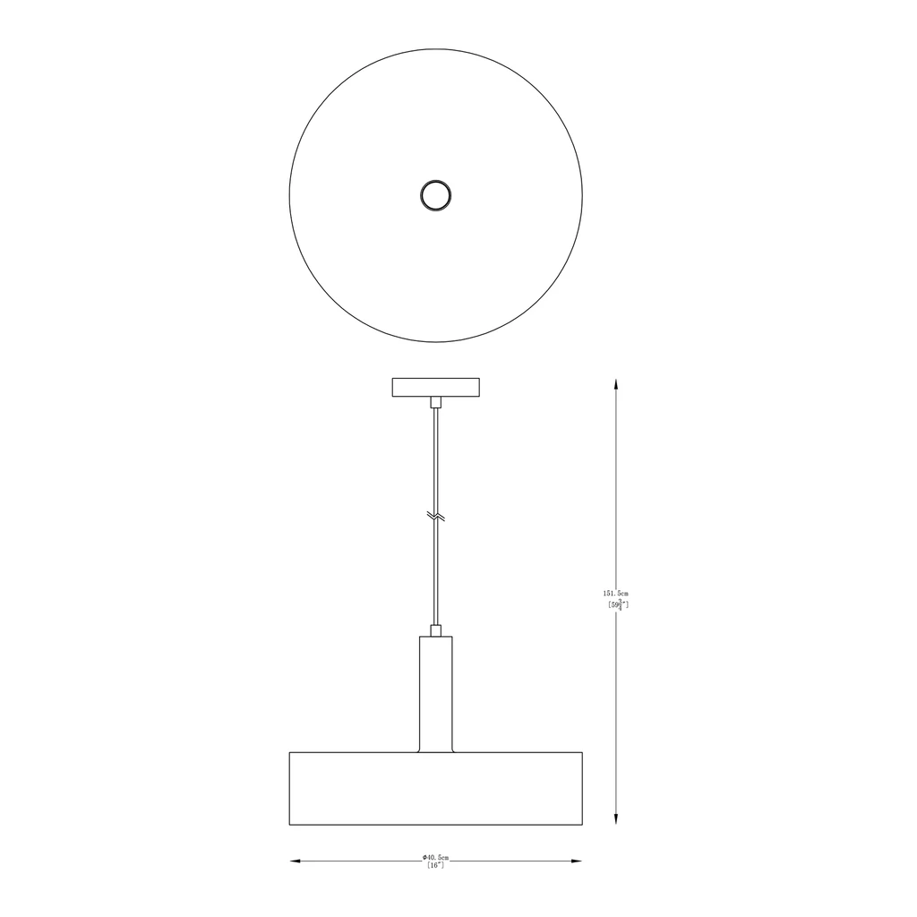 Závěsná lampa černo-zlatá LEO 40,5 cm