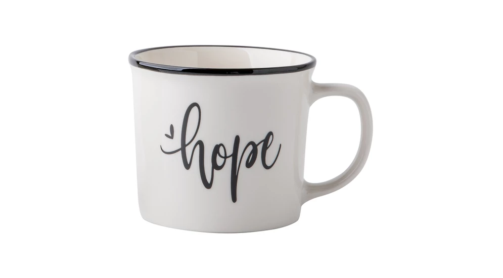 Porcelánový hrnek s nápisem hope 360 ml