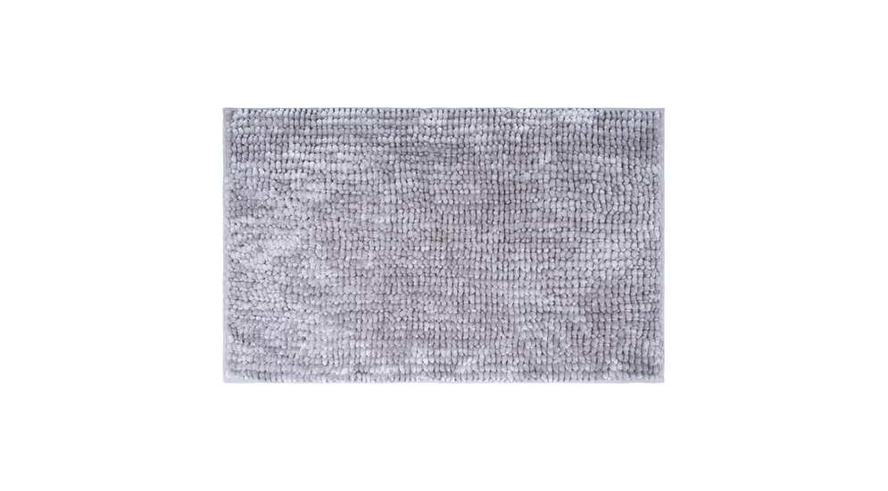 Koupelnová předložka CHENILLE 60x90 cm světle šedá