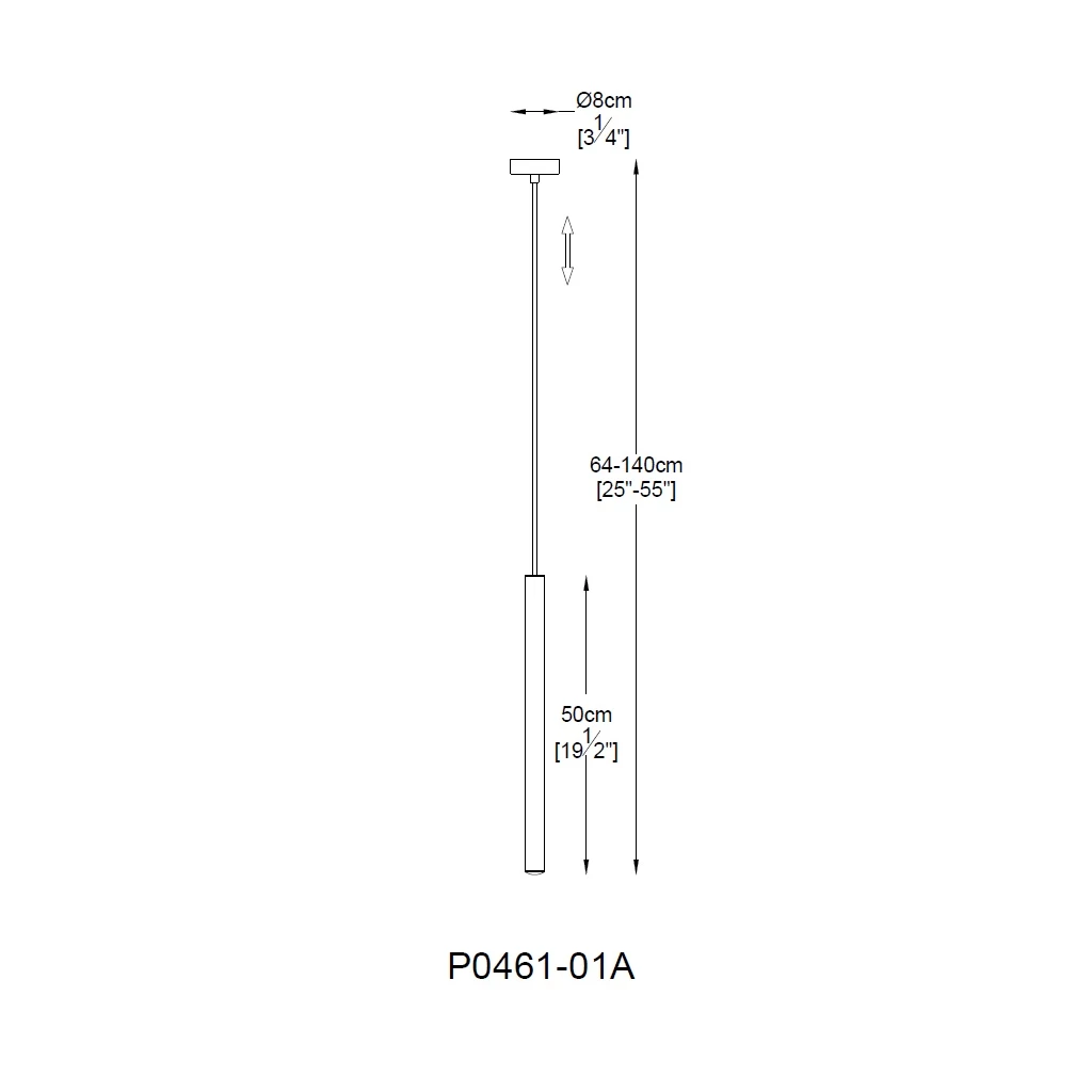 Závěsné svítidlo LOYA P0461-01A-L7L7