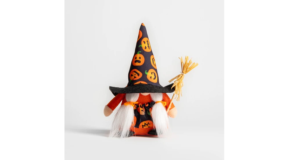 Halloweenská dekorace figurka HOLKA SKŘÍTEK 20 cm