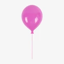 Růžové nástěnné svítidlo na baterie BALLOON