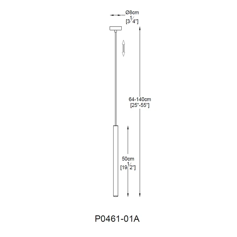 Závěsné svítidlo LOYA P0461-01A-L7L7