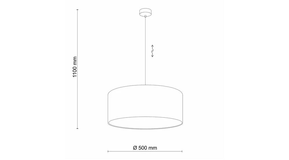 Šedozelené závěsné svítidlo EARTH 50 cm