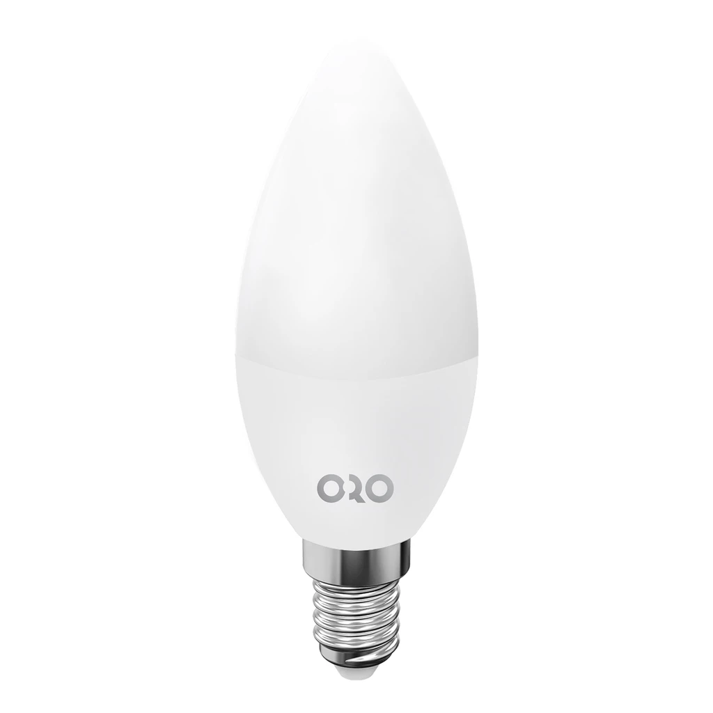 LED žárovka E14 5 W neutrální ORO-E14-C37-TOTO-5W