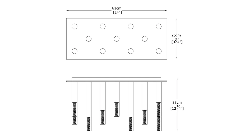 LED stropní svítidlo bílé ONE 11