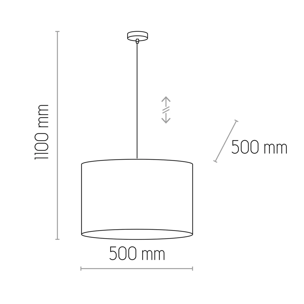 Závěsná lampa JUTA 3 6582