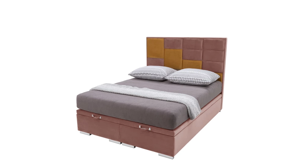 Rám postele boxspring FIBI KP 25 160x200 růžová