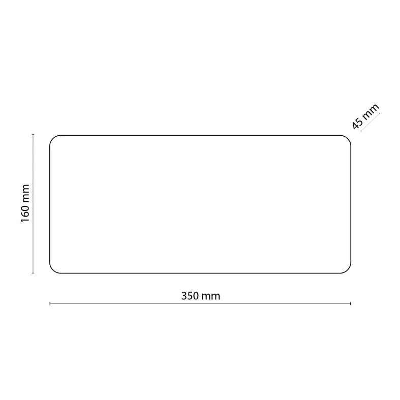 Dřevěné nástěnné svítidlo TAVOLA 35 cm