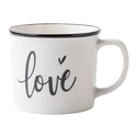 Porcelánový hrnek s nápisem Love 360 ml