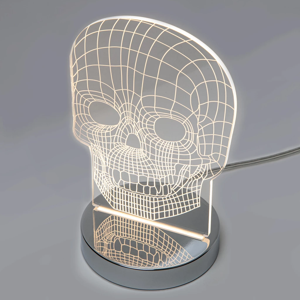 Dekorativní LED lampička lebka SKULL