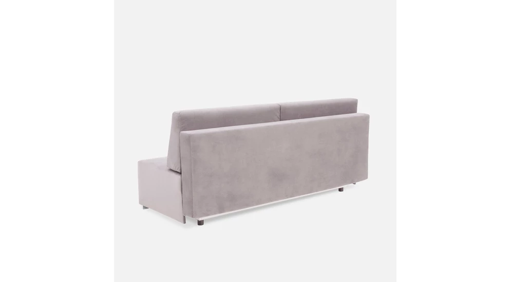 Jasnofioletowa trzyosobowa sofa