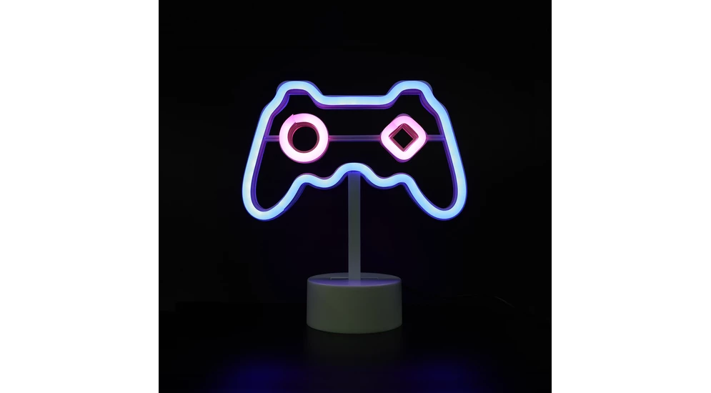 Oświetlenie akcentowe NEON GAMEPAD zrobi wrażenie zarówno jako pojedyncza ozdoba, jak i część większej kolekcji.