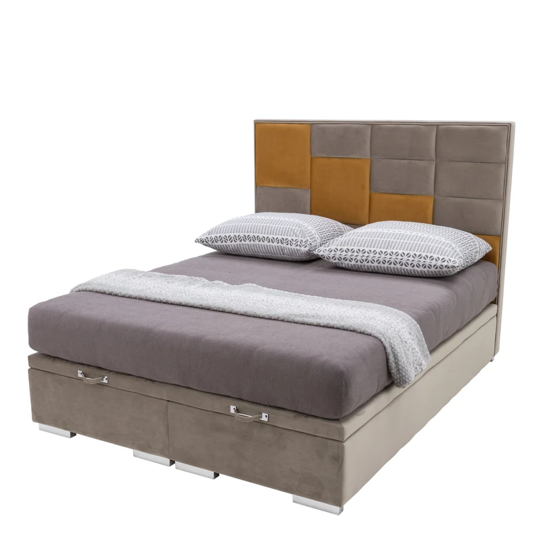 Rám postele boxspring FIBI KP 25 180x200, ořechový