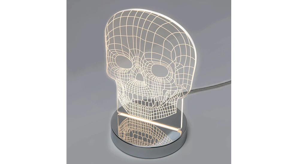 Dekorativní LED lampička lebka SKULL