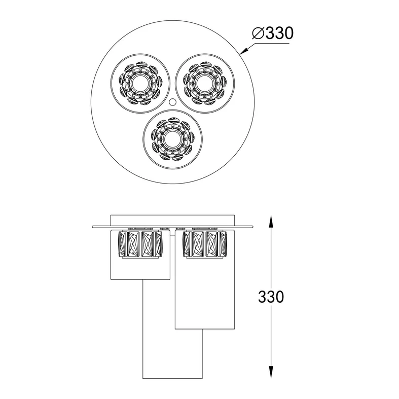 Stropní svítidlo GEM LED C0389-03F-F7AC