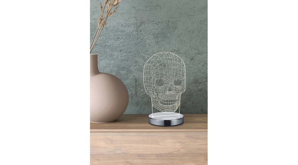 Dekorativní LED lampička lebka SKULL