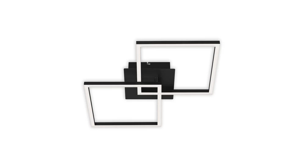 Otočné stropní svítidlo FRAME LED černé 62 cm