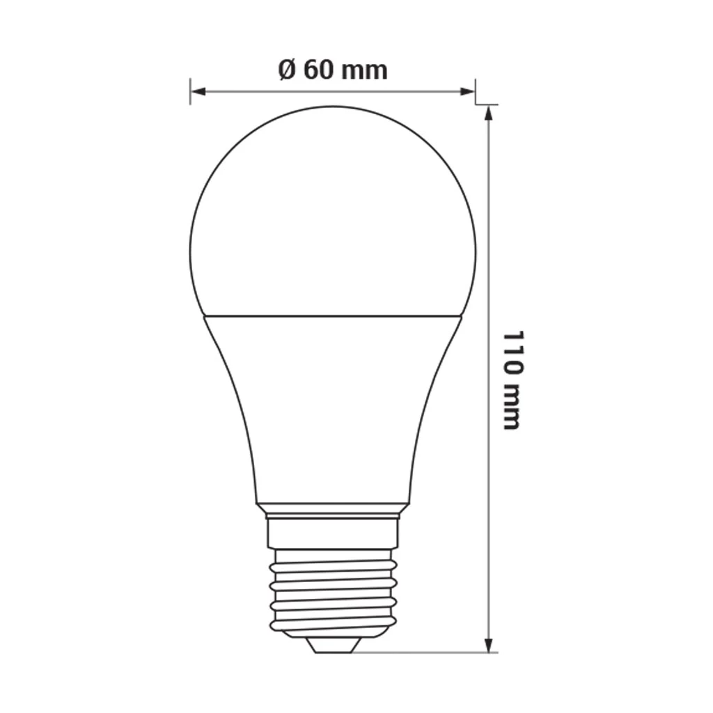 LED žárovka RGB E27 6,5 W ORO-E27-A60-6,5W-RGB